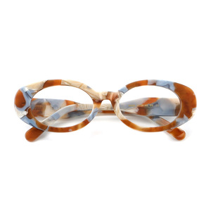 Nouvelle tendance Lunettes ovales vintage Danyang Spot Vente en gros Monture intégrale Tie-Dye Verres transparents Ajustement confortable pour la <span class=keywords><strong>myopie</strong></span> <span class=keywords><strong>et</strong></span> la <span class=keywords><strong>presbytie</strong></span> - Product Image 5
