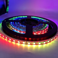 Bande LED à pixels en zigzag SMD 3535, LED RGB adressable pour enseigne au néon