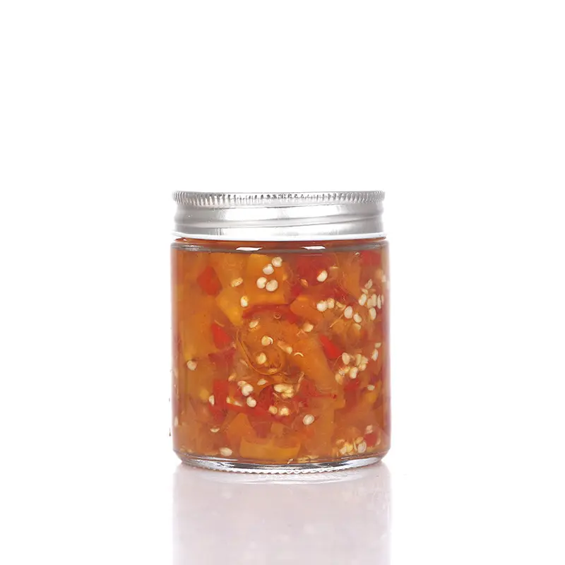 Wholesale Canning Round Glass Spaghetti Jar Kitchen Storage Jars with Lid
