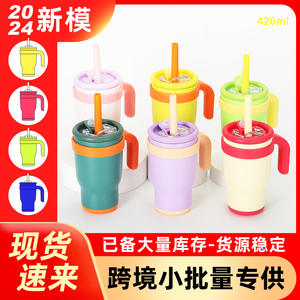 Taza termo para acampar <span class=keywords><strong>de</strong></span> acero inoxidable al vacío <span class=keywords><strong>de</strong></span> doble capa con asa portátil para coche uso al aire libre capacidad <span class=keywords><strong>de</strong></span> 14oz alto valor <span class=keywords><strong>de</strong></span> Color - Product Image 6