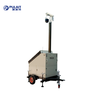 Camera an ninh với Trailer năng lượng mặt trời di động để giám sát công trường tắt hệ thống năng lượng mặt trời lưới - Product Image 6