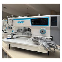 Machine à coudre plate neuve Jack A2C, machine à coudre informatisée à point droit à aiguille simple avec table