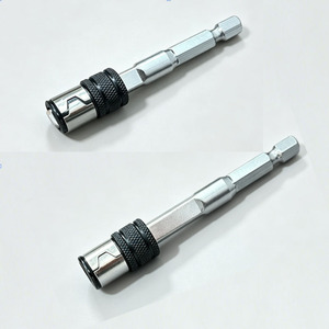 ก้านต่อหัวไขควงอเนกประสงค์ Yili Hardware ทำจากเหล็ก 45 ใช้กับดอกไขควงแบบเปลี่ยนเร็ว สำหรับสว่านแบบปืน  ผิวสีเงิน - Product Image 1