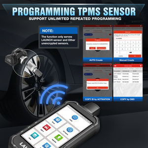 สำหรับเครื่องมือเซ็นเซอร์ TPMS รถยนต์ CRT5011V2 เซ็นเซอร์ยาง 4 ชิ้น จอแสดงผล 3.5 นิ้ว ใช้งานได้กับรถยนต์ทั่วไป รับประกัน 12 เดือน - Product Image 6