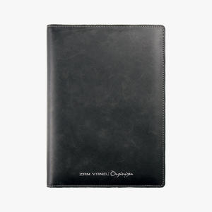 Wholesale Hardcover Journal Ultimate Fog Black Loose-Leaf Business Log Business <b>Notebook</b> - Product Image 1