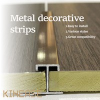Panel Dinding Dekorasi Rumah Australia, Strip Logam Berinlay, Trim Profil T Multi-ukuran untuk Mempercantik Sambungan Panel Dinding