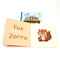 Dickes Recycling papier Karton Buchdrucker Runde Ecke Hochwertiges Baby karten buch Drucken Druck karton Buch
