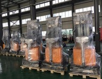Nouveau transpalette semi-électrique Yancha avec batterie au plomb-acide, pneus en polyuréthane, capacité de 1,5 tonne pour la machinerie de restaurant et les terrains accidentés