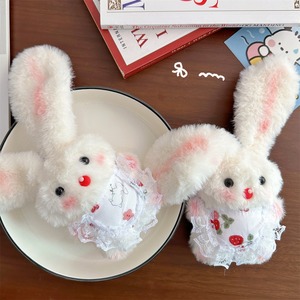 Muñeco <span class=keywords><strong>de</strong></span> Peluche <span class=keywords><strong>de</strong></span> Conejo <span class=keywords><strong>de</strong></span> Orejas Largas Hecho a Mano <span class=keywords><strong>de</strong></span> 20 cm con Colgante <span class=keywords><strong>de</strong></span> Llavero, Bolsa <span class=keywords><strong>de</strong></span> Peluche para Niñas, Juguete <span class=keywords><strong>de</strong></span> Peluche - Product Image 2