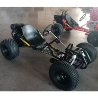 Kart à pédales tout-terrain robuste 420CC 15HP à suspension intégrale 8'' Livraison rapide Qualité supérieure Karting à essence pour aire de jeux