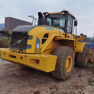 Chargeuse-pelleteuse Volvo L105 d'occasion avec moteur Caterpillar, 6 tonnes, engin de construction avec pompe, prix réduit à vendre - Product Image 2
