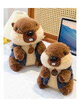 Supersüße Maus-Plüschfigur im Westen-Stil, PP-Baumwolle, Greifmaschinen-Puppe, Kinder-Kuscheltier, Heimdeko-Artikel, Großhandel verfügbar