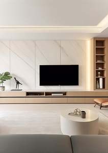 Factory Custom Living Room Furniture <b>Tv</b> Cabinet Nordic Style Modern Simple Style Embedded <b>Tv</b> <b>Wall</b> Cabinet - Product Image 3