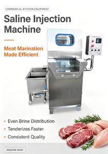 Injecteur automatique de marinade en acier inoxydable haute performance pour ligne de production de jambon, saucisses et bacon - Product Image 3