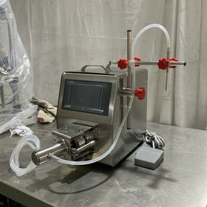 Machine de remplissage semi-automatique de haute précision Jinchen Ceramic Pump pour distributeurs de savon liquide en bouteille - Product Image 4