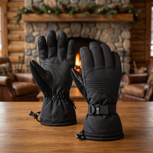 <b>Womens</b> Cotton Winter Waterproof Gloves Touchscreen Warm <b>Thermal</b> Windproof Running Cycling Ski Snowboard Outdoor Cold Weather - Product Image 3