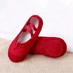 Chaussures de danse de <span class=keywords><strong>Ballet</strong></span> en toile pour enfants/chaussures de danse confortables pour enfants - Product Image 3