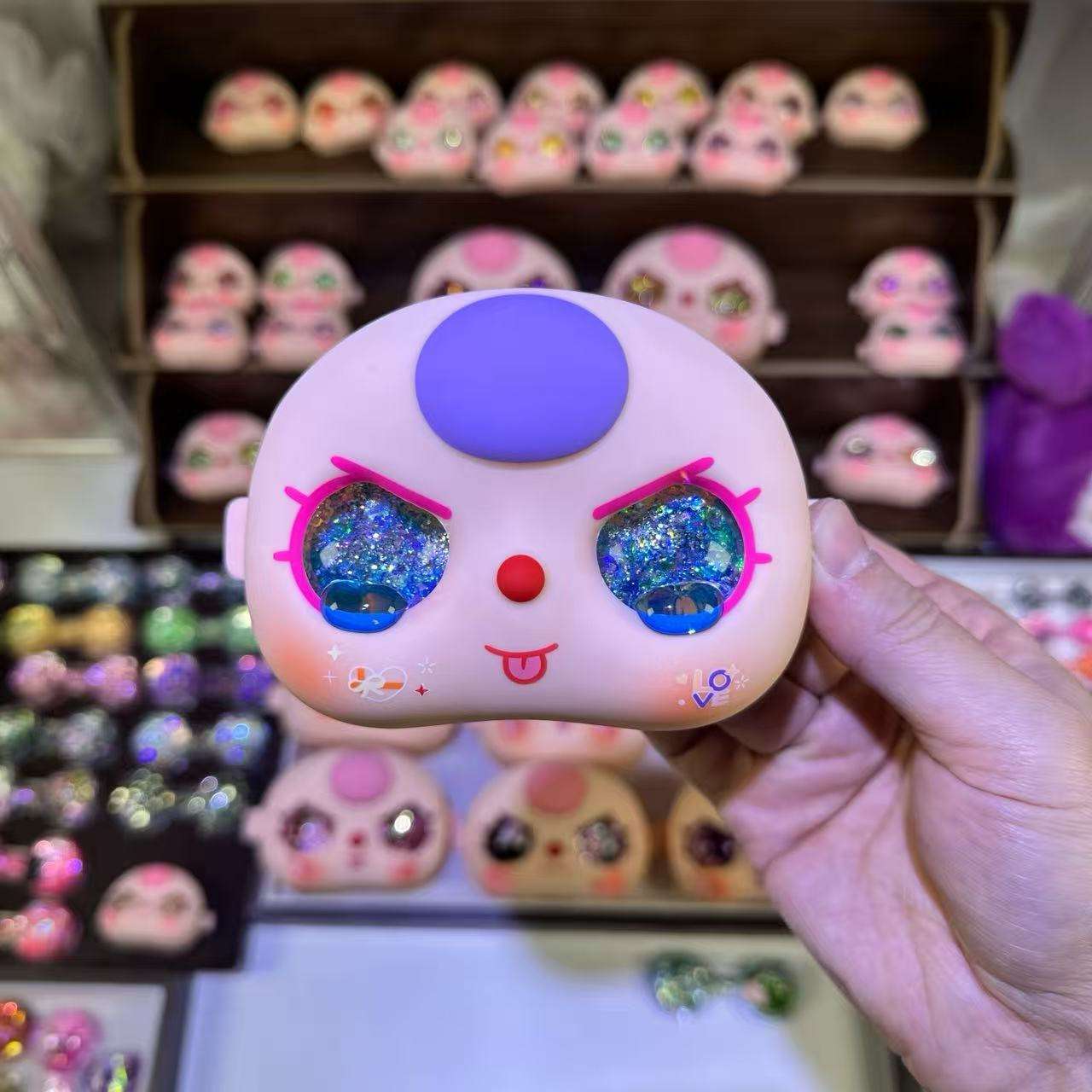 Ensemble bleu de 400 pièces - Nouvelle coque de protection violette pour le visage.