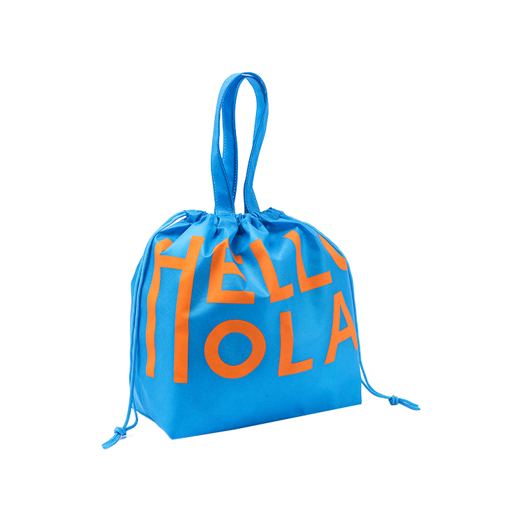New Design Portable Shoes Dust Non-Woven Double DrawstringBags With Printed Custom Logo Wholesale