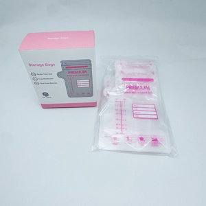 Sacs de congélation pour lait maternel 250 ml avec pompe, 30, 60, 120 unités, pochettes de conservation en PET pour l'allaitement, emballage anglais pour mamans actives et alimentation de bébé - Product Image 5