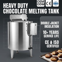 Tanque de Fusión y Mantenimiento de Chocolate Industrial Profesional de Alta Productividad, Automático, de Acero Inoxidable SUS304, con Certificación CE