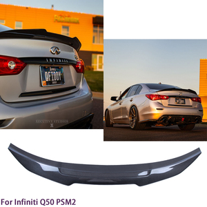 สปอยเลอร์หลังคาร์บอนไฟเบอร์ทรง PSM สำหรับ Q50 Q50S Q50L ปี 2013-2023 - Product Image 2