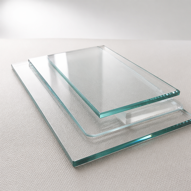 High Strength Clear Float Tempered Glass Wholesale Custom Tempered Glass with Polish Edge CNC Drilling Hole
