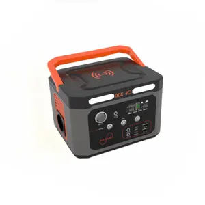 Multiple Output Mode Camping Portable Power Station 300w AC/DC Outlet Lithium Battery Portable Charging 300W Power Station