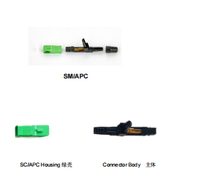 Conector rápido de fibra óptica FTTH SM duradero SC PC UPC para terminación rápida