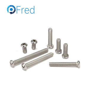 Échantillon gratuit vis de machine en acier inoxydable Din 7985 système de mesure de pouce à tête cylindrique Phillips métrique - Product Image 2