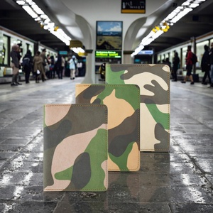 Funda para Pasaporte de Cuero Genuino Boshiho con RFID, Porta Tarjetas, Cierre de Cremallera, Diseño Único con Logotipo, Estilo Ejecutivo - Product Image 5