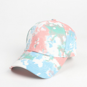 Adjustable Baseball <b>Caps</b> Bulk <b>Plain</b> Tie Dye Gradient Dad Hat Soft Unconstructed Curved Brim Wholesale Custom <b>Cap</b> for women Man - Product Image 5
