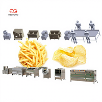 Ligne complète de pommes de terre frites surgelées Ligne de production semi-automatique de pommes de terre frites surgelées