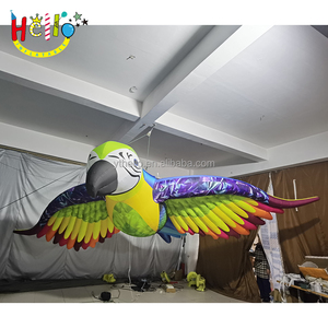 Loro inflable para decoración de escenario, mascota tropical, <span class=keywords><strong>guacamayo</strong></span> volador, pájaros inflables de La Selva - Product Image 5