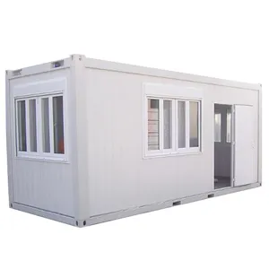 Diseño moderno Personalizado 20 pies Casa pequeña modular fácil de montar Prefab Flat Pack Container House