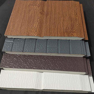 <span class=keywords><strong>Panneau</strong></span> isolant en métal sculpté imperméable pour chambre froide, mur extérieur, panneaux sandwich intégrés décoratifs pour hôtels, hôpitaux - Product Image 2