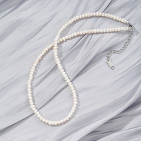 Collar de Perlas TeoWaki, Perlas de Agua Dulce Irregulares con Colgante para Cumpleaños, Aniversarios, Bodas y Regalos Navideños