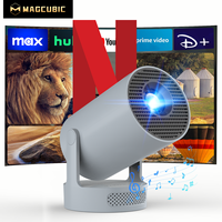 Proyector Portátil Multimedia Magcubic HY300pro+ en Oferta, Proyector de Video para Dormitorio con Android 14, Cine en Casa 720P LED LCD Compatible con 4k