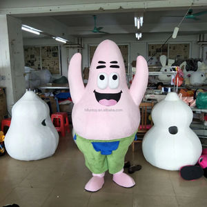 Funtoys Costume de mascotte <span class=keywords><strong>Patrick</strong></span> Star personnalisé populaire taille adulte dessin animé image <span class=keywords><strong>Bob</strong></span> éponge Costumes de mascotte à vendre - Product Image 1