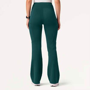Sanxia OEM finto collo avvolgente vestito da infermiera da donna Skinny Fit medico scrub Leggings da Yoga fornitori scrub uniformi set <span class=keywords><strong>per</strong></span> medico - Product Image 5