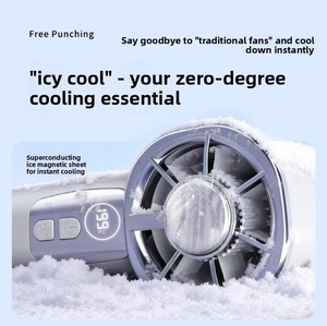 Nuevo Ventilador de Mano de Alta Velocidad Palm con Pantalla Digital, 199 Ajustes, Multifuncional, Mini, Recargable por USB - Product Image 5