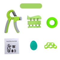 Anneaux de renforcement de la force des mains pour la salle de sport, dispositif en silicone, entraîneur de doigts, ensemble de 6 pièces