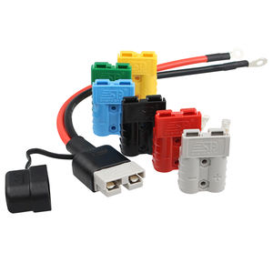 Prix de gros pièces auxiliaires couvercle anti-poussière <span class=keywords><strong>manchon</strong></span> noir <span class=keywords><strong>gaine</strong></span> rouge avec capuchon <span class=keywords><strong>pour</strong></span> connecteur 2 pôles 50A - Product Image 4