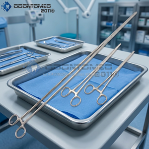 Juego de 3 Pinzas Odontomédicas ROCHESTER PEAN Rectas de 9, 10 y 20 Pulgadas, Hemostáticas con Bloqueo, de Acero Inoxidable para Uso Hospitalario - Product Image 3