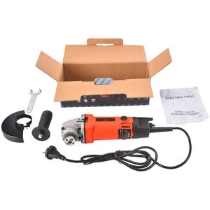 Amoladora angular portátil de grado industrial/DIY, fabricada en China, con enchufe, certificación CE, 11000 RPM, con interruptor trasero para pulido - Product Image 6