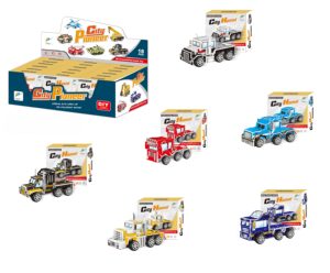 HTL 3D DIY Puzzle en papier Véhicule de construction Jouet Puzzle Mini Avion <span class=keywords><strong>Camion</strong></span> Modèle de puzzle à rétrofriction Jouet éducatif - Product Image 6