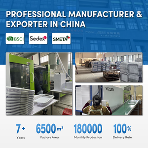 Cestas de <span class=keywords><strong>Baño</strong></span> Plegables para Bebés y Mascotas con Dos Asas, Cesta de Lavandería de Plástico Plegable de 42L - Product Image 6