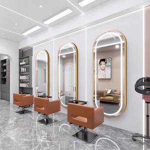 Espejo de Baño LED Inteligente de Pared con Marco Metálico de Alta Gama a <span class=keywords><strong>Precio</strong></span> de Fábrica, Diseño Moderno para Salones de Belleza - Product Image 2