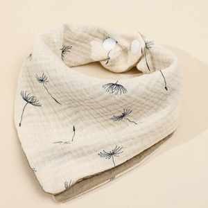 Manufacture personnalisé bébé 100% coton serviette enfants manger bavoirs mousseline doux absorbant unisexe bébé salive serviette bavoirs - Product Image 4