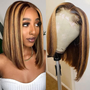 Perruque Lace Front 13*<span class=keywords><strong>6</strong></span> Transparente Sans Colle Cheveux Naturels Humains 360, Perruque Brésilienne Vierge Lisse Full HD - Product Image 5